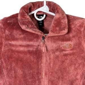 The North‎ Face Womens Fleece Jacket Pink Full Zip Size Medium